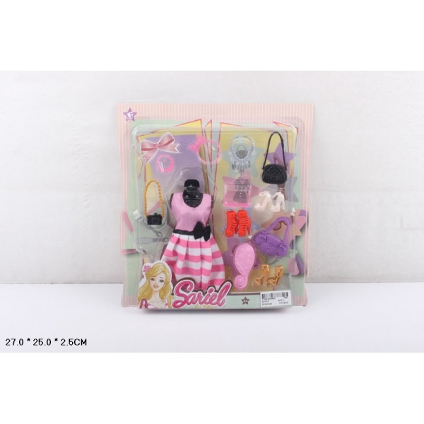 Одежда и аксесс. для кукол 3315-F на карт. в кор.2*72шт