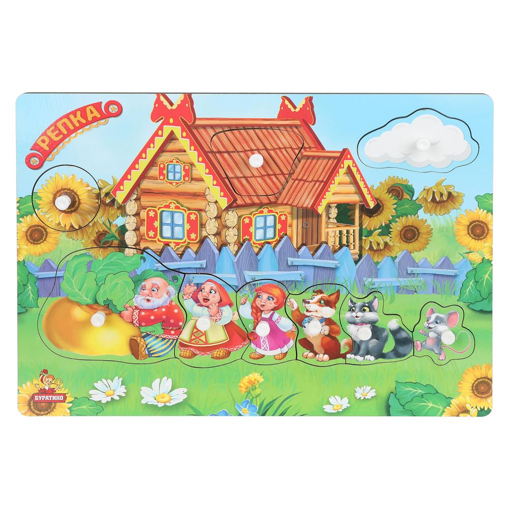 Деревянный паззл Буратино BRIN-38735