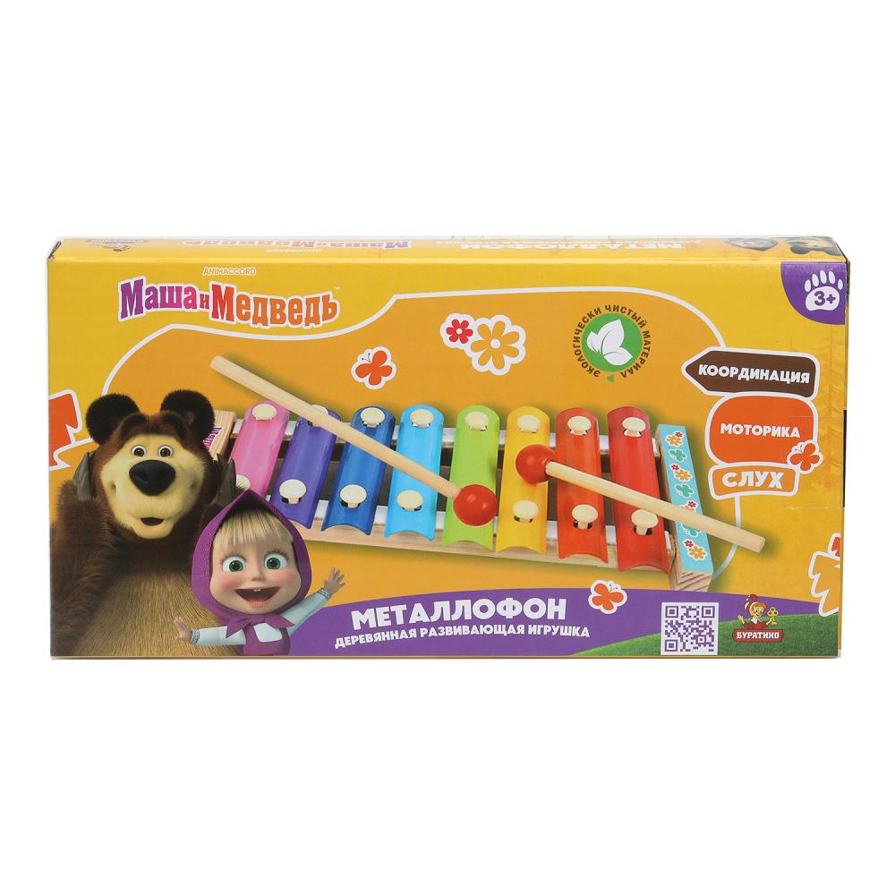 Игрушка деревянная Маша и Медведь, Буратино 053-24F-48-R