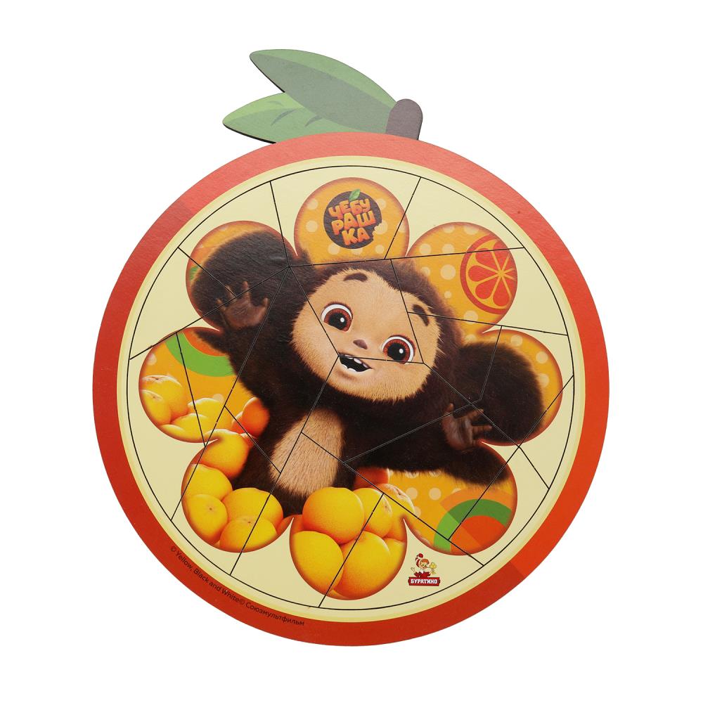 Деревянный паззл Чебурашка, Буратино CHEB-48