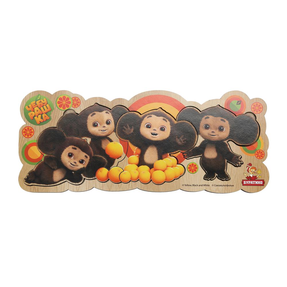 Деревянный паззл Чебурашка, Буратино CHEB-46